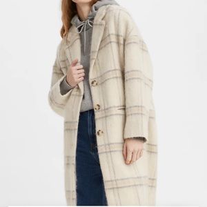 Levi’s Wool Cocoon Coat — Size M